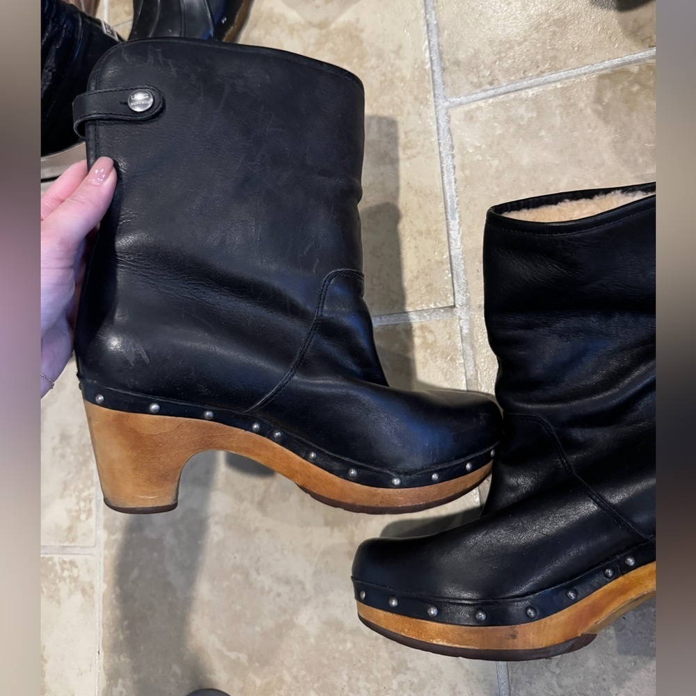 Ugg clog boots.